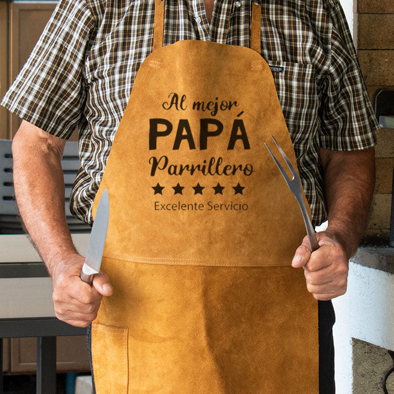 Pechera de cuero reno cortes Excelente servicio papá