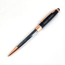 Lápiz Bolígrafo Negro y Cristales [Regalo Personalizado]