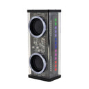 Parlante Portátil retro con luces LED