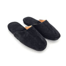 Pantuflas de Gamuza Negro