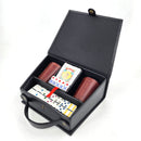 Juego de mesa Múltiple 2 Cachos Símil Cuero NEGRO [Regalo Personalizado]