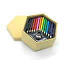 Set Entretenido de lapices Hexagonal [Personalizado]