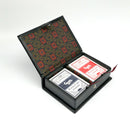 Juego de Naipes en Caja Símil Cuero  [Regalo Personalizado]