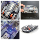 Mouse Inalámbrico transparente Crystal Aqua