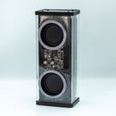 Parlante Portátil retro con luces LED