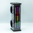 Parlante Portátil retro con luces LED