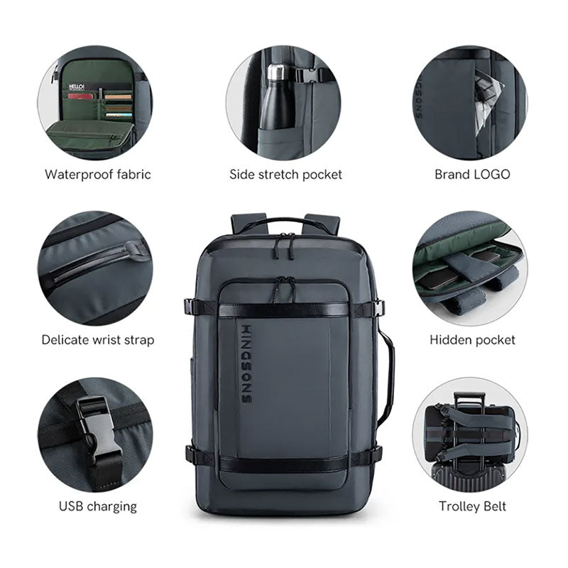 Mochila Kingsons 3264, modelo mochila cabina