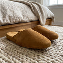 Pantuflas de Gamuza Habano