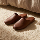 Pantuflas de cuero Café Moro [Regalo Personalizado]