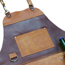 Pechera Parrillera Cuero Premium Dúo [Regalo Personalizado]