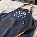 Pechera "Al mejor papá parrillero - Excelente servicio"