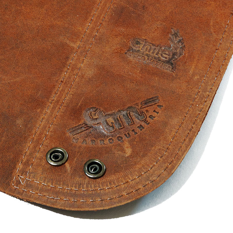 Pechera Parrillera Cuero Premium Dúo [Regalo Personalizado]