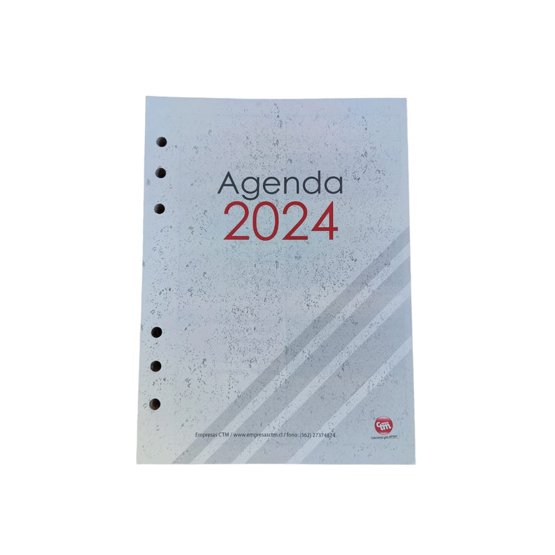 Papeleria Agenda con Mecanismo A3030 - 2024