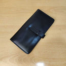 Chequera Deluxe Cuero Negra