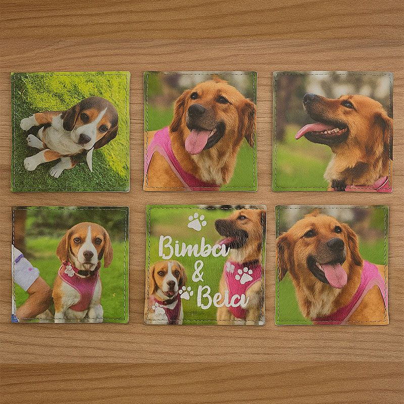 Set 6 posavasos personalizados