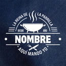 Pechera Mezclilla "Aqui Mando Yo" [Regalo Personalizado]