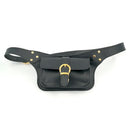 Banano Bandolera Cuero Negro