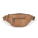 Banano Bandolera Cuero Café Claro