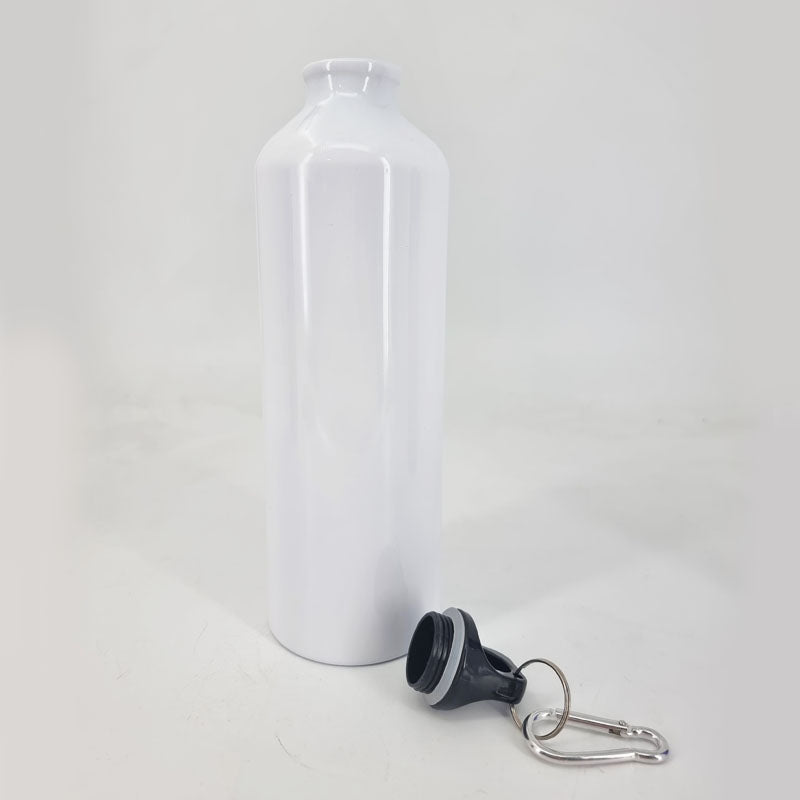 Botella de Aluminio Blanca 750cc [Regalo Personalizado]