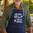 Pechera Mezclilla "Mi Papa, DT del Mundial....."