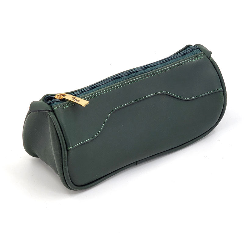 Neceser de Cuero Verde