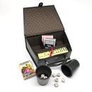 Juego de mesa Múltiple 2 Cachos Símil Cuero CAFE [Regalo Personalizado]