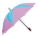 Paraguas 16 Varillas Rosado / Celeste