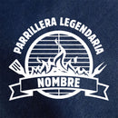 Pechera Mezclilla "Parrillera Legendaria" [Regalo Personalizado]