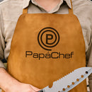 Pechera Reno Papá Chef 2 cortes + Cuchillo parrillero