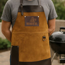 Pechera parrilla cuero y reno "The Dad Of Us"