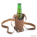 Porta botella colgante de cuero [Regalo Personalizado]