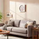 Reloj Mural con Visor Digital Calendario y Temperatura