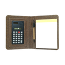 Libreta Arpillera con Calculadora y Block A5