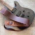 Correa para Guitarra de cuero Café [Regalo Personalizado]