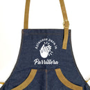 Pechera mujer de mezclilla - reno  "Aplausos para la parrillera"