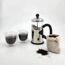 Cafetera de prensa Francesa Bonjour Silver [ Regalo Personalizado]