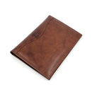 Porta recetario CA071 Cuero Genuino Castaño [Regalo Personalizado]