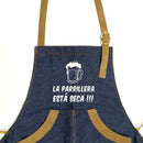 Pechera mujer de mezclilla - reno  "La parrillera está seca"