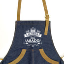 Pechera mujer de mezclilla - reno  "La reina del asado"