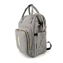 Mochila maternal con Sanitizador UV Kingsons - Gris