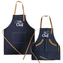 Pack de Pecheras Mezclilla "El/Ella es mi chef"