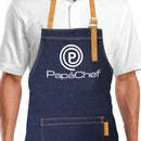 Pechera de mezclilla con reno - Papá Chef