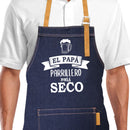 Pechera de mezclilla con reno - El Papá Parrillero más Seco!