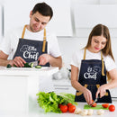 Pack de Pecheras Mezclilla "El/Ella es mi chef"