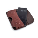 Porta celular de cuero para cinturón