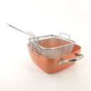 Sartén multifuncional copper (Cocinar a vapor, plancha y freír)