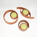 Juego de velas en cobre